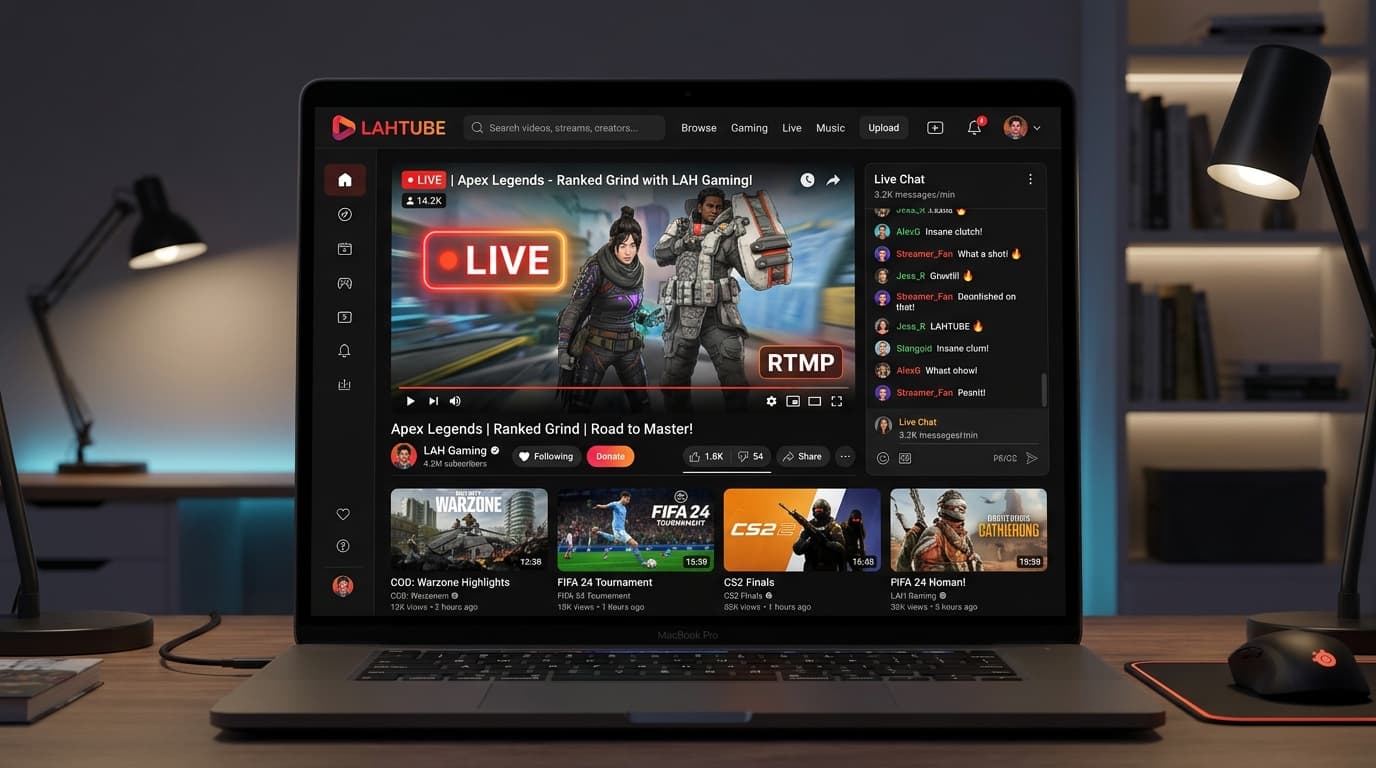 LAHTUBE Live Streaming